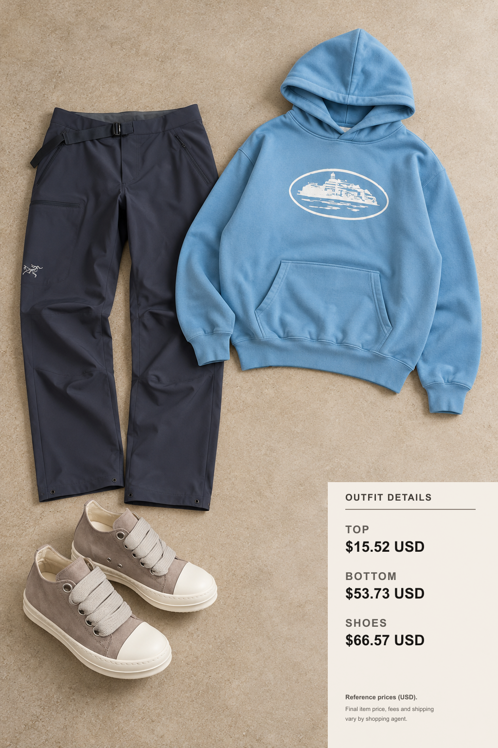 Styling Corteiz Hoodie with Straight-Leg Pants for Winter