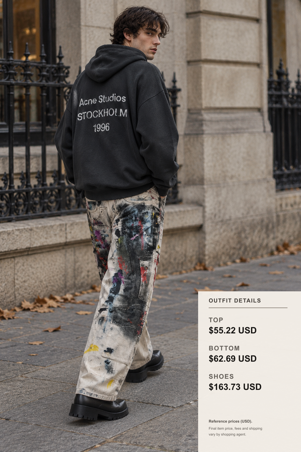 Acne Studios Knitwear Date Outfit outfit 1 full-body street style