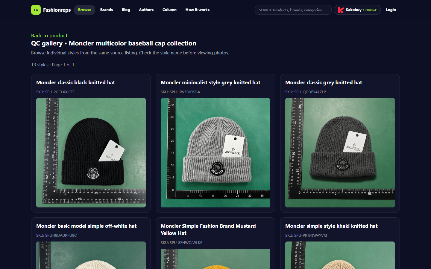 Moncler Hat Overseas: Verify Parcel Volume and Freight Cost