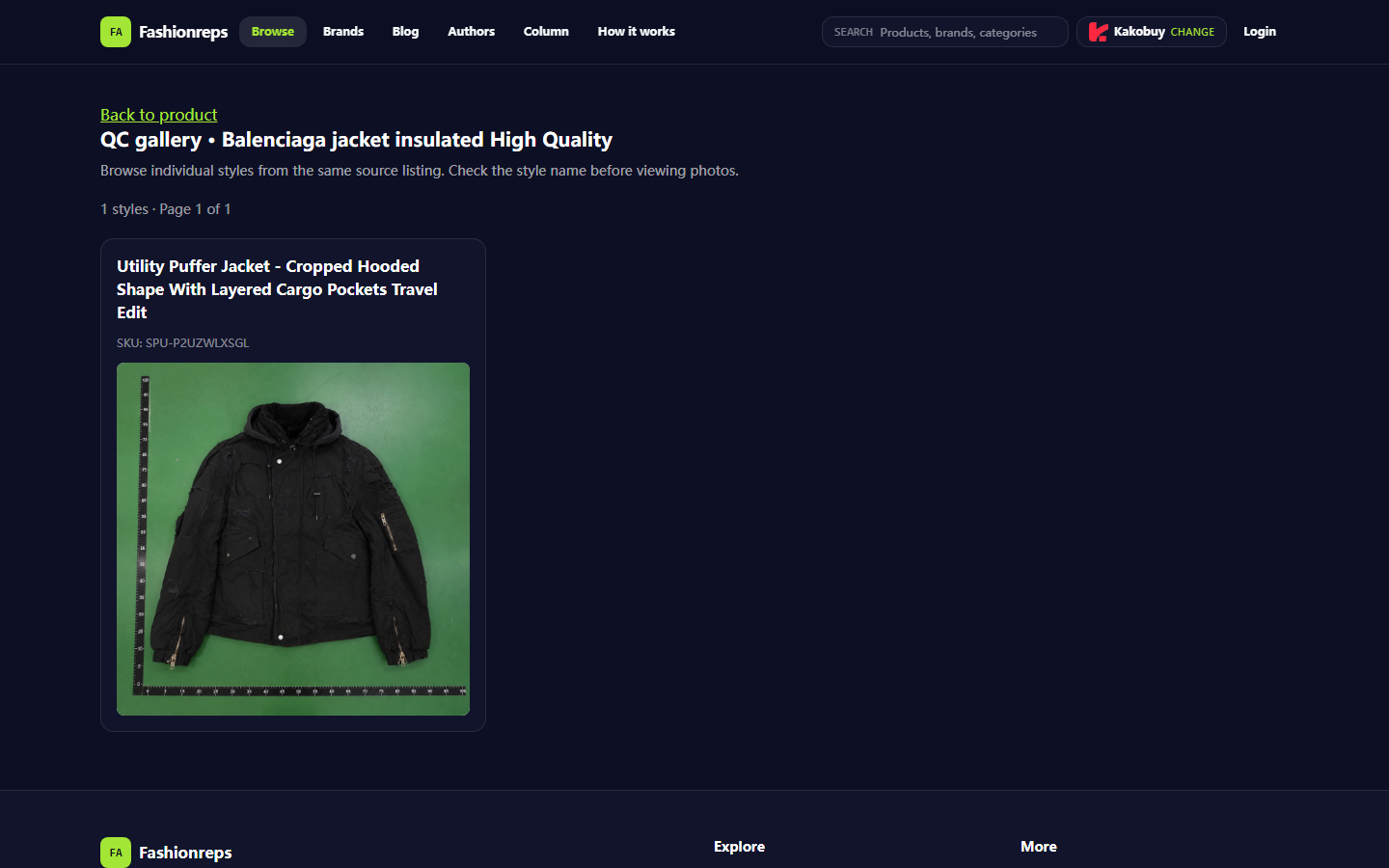 Balenciaga Jacket Shipping: Verify Package Size & Route