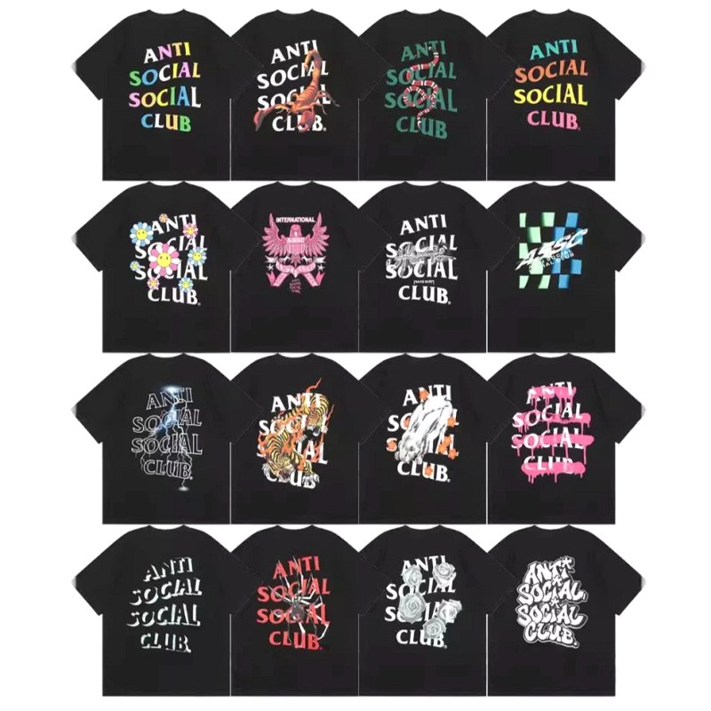 Anti Social Social Club Multicolor T-Shirt Collection Review: 230gsm Raglan Tees for $6.87