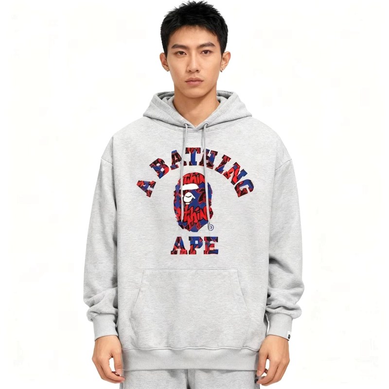 Bape White Hoodie in Relaxed Streetwear Style Review: Where the Loose Cut Actually Comes From on a $22.24 Loopback Pullover