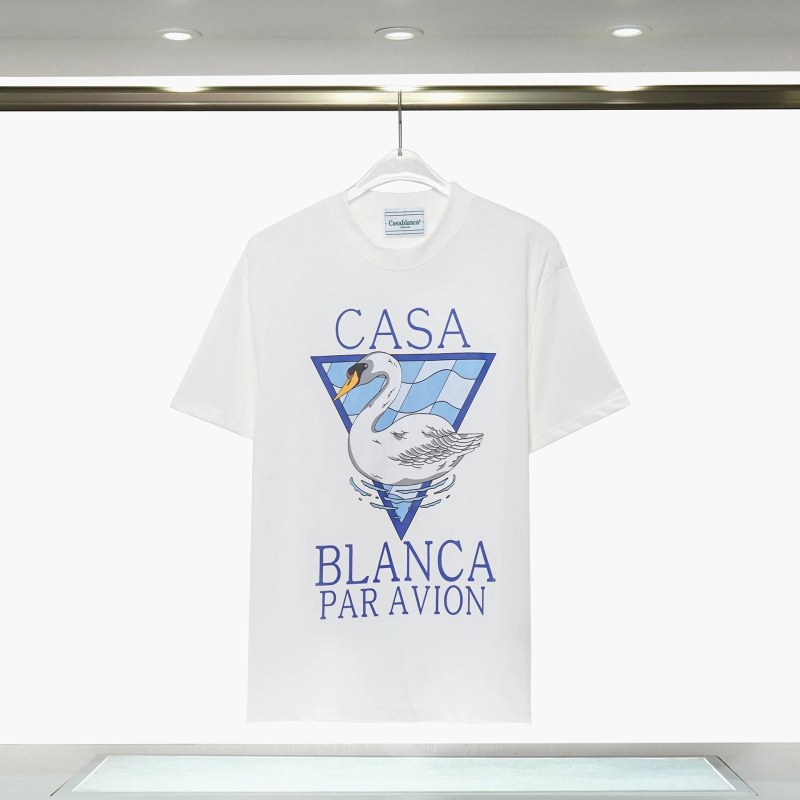 Casablanca Floral White T-Shirt Review: Three Body Types in One Loose Cut, and the Print Up Close