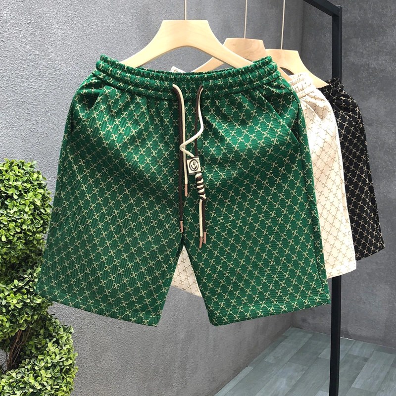 Celine All-Over Print Green Shorts: Where the Cargo-Style Label and Our Delivered Pair Disagree