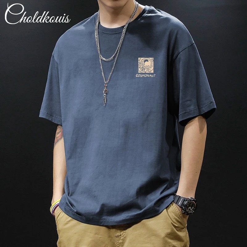 Foreign Trade Blue T-Shirt Review: A $5.97 Drop-Shoulder Cotton Tee, Tested