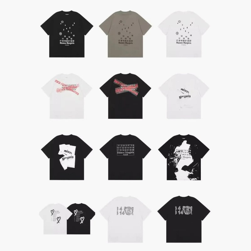 Three Body Types, One $7.01 Loose Cut: How the Maison Margiela Print Tee Sits at 5'4", 5'10" and 6'2"