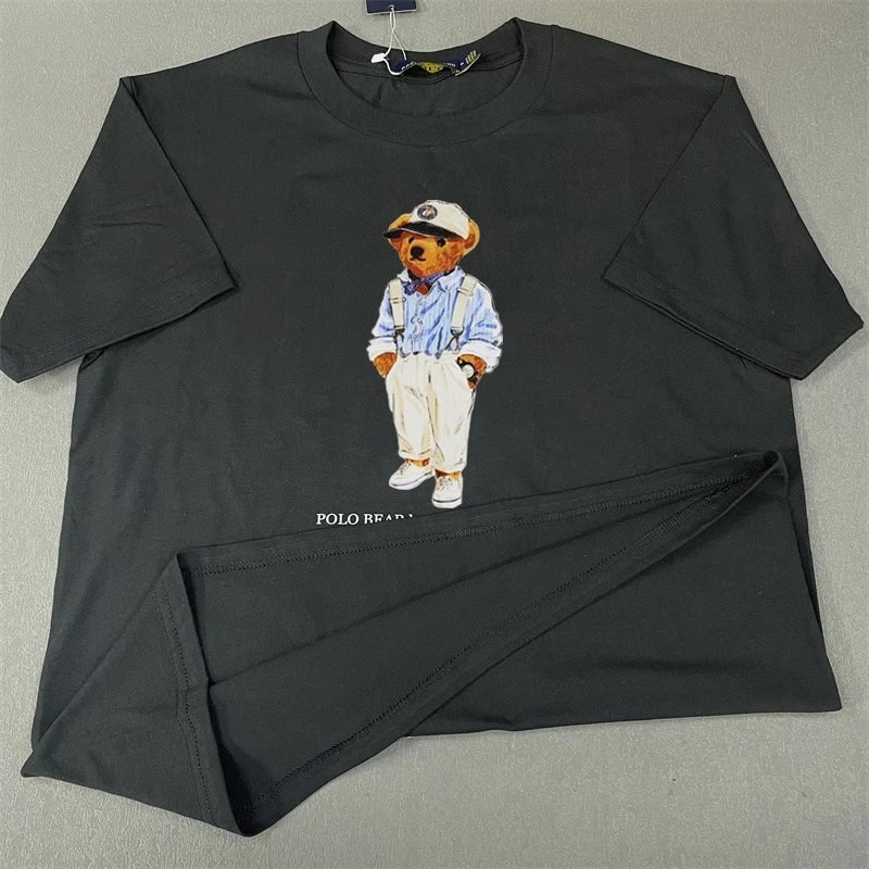 We Matched the QC Album to the Parcel: The $16.42 Polo Ralph Lauren Black Bear-Print Top