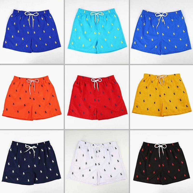 Polo Ralph Lauren multicolor shorts collection review: a $6.27 thin-polyester beach short in seven colourways