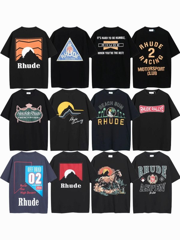 Rhude "Dark" Series T-Shirt Collection Review: A Boxy Cotton Tee Put Through a Working Day